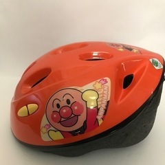 自転車用ヘルメット　アンパンマン　橙色