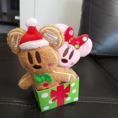 ミッキー&ミニーぬいぐるみバッジ