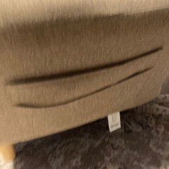 中古品　1人掛け　ソファ　カウチソファ　ベージュの画像