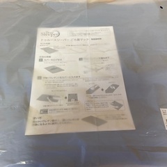【新品】ミニトゥルースリーパー　ごろ寝マット①の画像