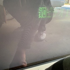 シャープのフラット型のブラウン管テレビの画像