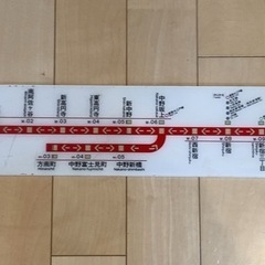 更に値下げ↓ 地下鉄丸の内線路線図　レア品　鉄道ファン向けの画像