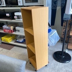 山善 A4サイズ カラーボックス 本棚 収納棚 オープンラック 中古の画像