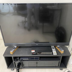 液晶テレビ ＡＩＷＡ ４３Ｖ型（ラックもセットで）