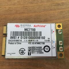 【動作確認済】SIERRA AirPrime MC7700 Ac...