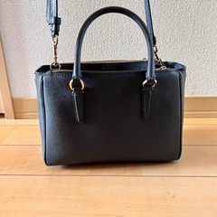 COACH コーチ ショルダーバッグ　ネイビーの画像