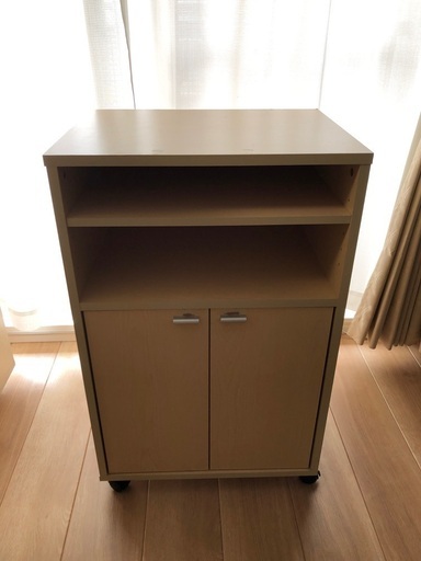 アスプルンド　木製ワゴン　棚　キャスター付　ASP112NA 12900円の品