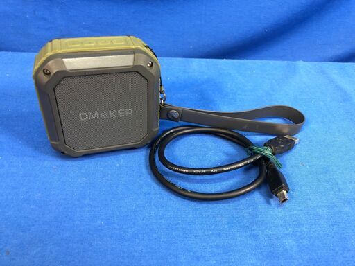 【動作保証あり】OMAKER M4 Bluetooth 防水/耐衝撃スピーカー キャンプ【管理KRK626】
