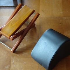 ギターレストと高級木製足台をセットで