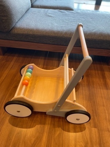 ボーネルンド ベビーウォーカー ホワイト＆グレー 手押し車