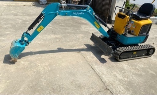 クボタ U-10-5 ミニショベルワンオーナー 31時間(時間偽装無し) 倍速 操作パターン切替 ブレーカー配管