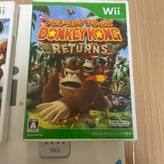 任天堂wii カセット付きの画像