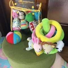 ボーリングと輪投げ