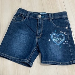 160女児　デニムショートパンツ
