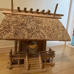 神棚　茅葺き　