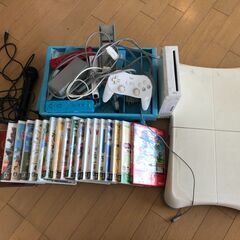 wii本体＋ソフト18本＋コントローラー＋付属品
