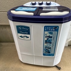 小型　2層式　洗濯機　ペット専用　下洗い　セカンドの画像