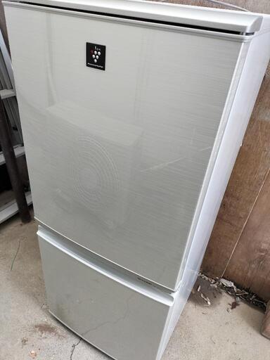 只今、商談中となっております。シャープ（SHARP） SJ-PD14T-N　2ドア冷凍冷蔵庫137L  2014年製　まだまだ冷えます。