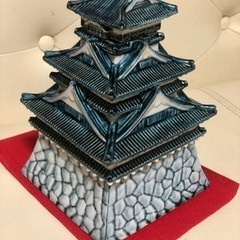 熊本城　置物　焼酎ボトル　銀杏城の画像