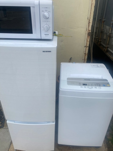 21年製　家電3点セット　冷蔵庫　洗濯機　電子レンジ