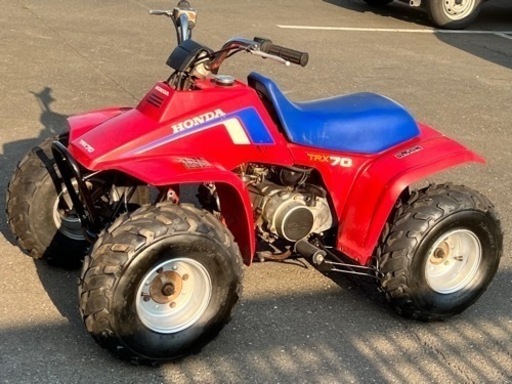 終了しました　ホンダ　TRX70 4輪バギー　エンジン実動