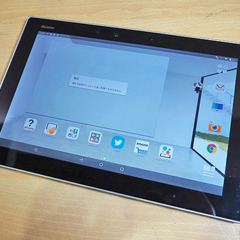 【苫小牧バナナ】富士通 arros Tab SIMフリー F-02K タブレット オフホワイト 32GB バッテリー良好 Android 動作品 本体のみ