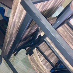 お返事必ず返せます！カルフォルニア風ダイニングテーブルと椅子4脚セット＊の画像