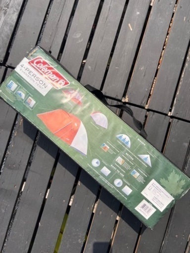 【6/5日にて出品終了予定】COLEMAN 4-person evanston tent 新品未使用品