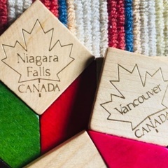 🇨🇦カナダ 鍋敷き お土産品 2枚セットの画像