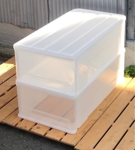 押入れ引き出し収納ケース2個セット　②