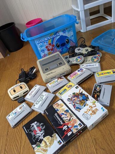 スーパーファミコン本体とソフト