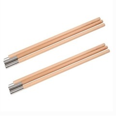 キャンプ用品　ウッドタープポール240 2本セット