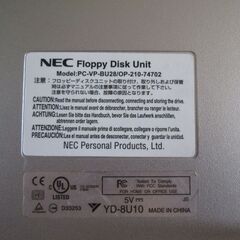NEC　USBフロッピーディスクドライブの画像