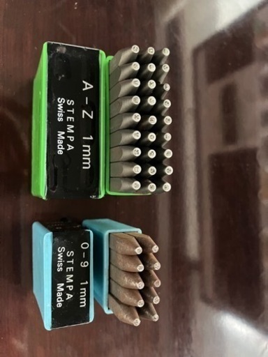 STEMPA スイス製　A-Z 0-9 1mm 完品　刻印