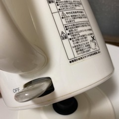 電気ケトル dretec 1.0Lの画像