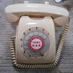 中古　昔の電話機の形をした貯金箱