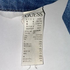 guess デニム　サイズ72 ブルーの画像