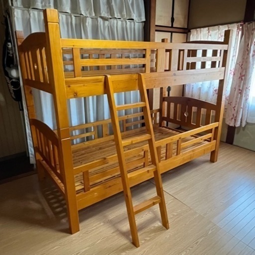 木製 二段ベッド