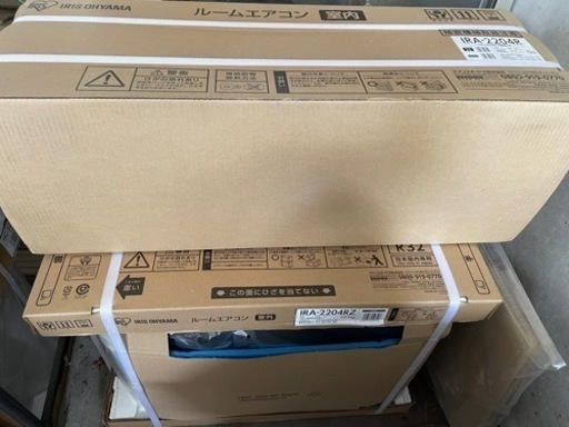 新品未開封 IRIS OHYAMA アイリスオーヤマ ６畳用ルームエアコン 100V 2.2kW IRA-2204R IRA-2204RZ