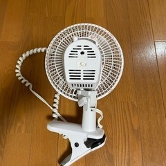 山善　クリップ扇風機　YCS-C186の画像