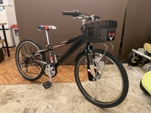 24インチ　子供用MTB ブラック