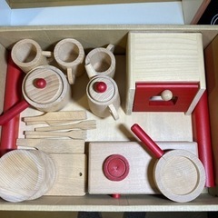 木　おままごとセット　オーブントースターセットの画像