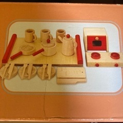 木　おままごとセット　オーブントースターセットの画像