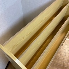 おもちゃ棚 絵本棚 大容量 おもちゃラック 絵本ラック（お値下げしました）の画像