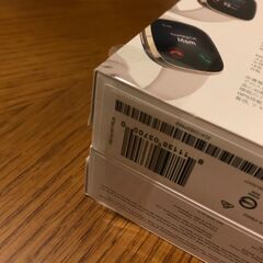 【新品未開封】fitbit sense GPS搭載 スマートウォッチ FB512GLWTの画像