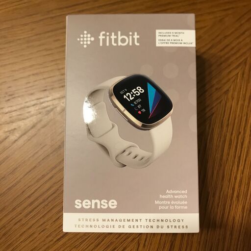 【新品 未開封】fitbit sense GPS搭載 スマートウォッチ FB512GLWT