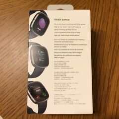 【新品未開封】fitbit sense GPS搭載 スマートウォッチ FB512GLBKの画像