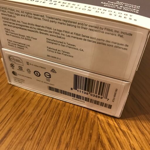 【新品未開封】fitbit sense GPS搭載 スマートウォッチ FB512GLBK