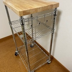 可動棚ラック　ローラー付きの画像