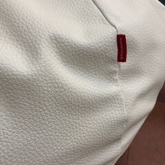 レザービーズクッション 170リットル アイボリーの画像